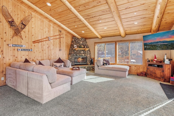 Basic-Ferienhütte | Wohnbereich