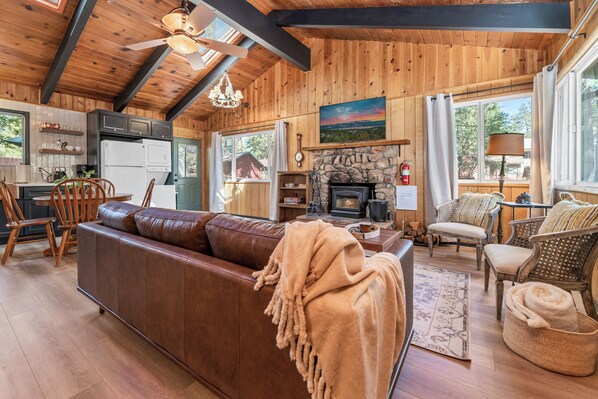 Living area - The Oasis Chalet (Big Bear Lake)