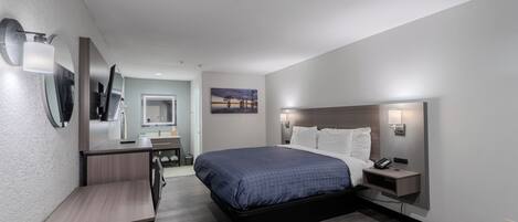 Bureau, rideaux occultants, fer et planche à repasser, Wi-Fi gratuit