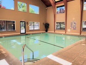 Indoor pool - Lakefront Viking Oasis Condo (Big Bear Lake)