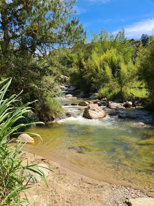 Vue depuis l’hébergement