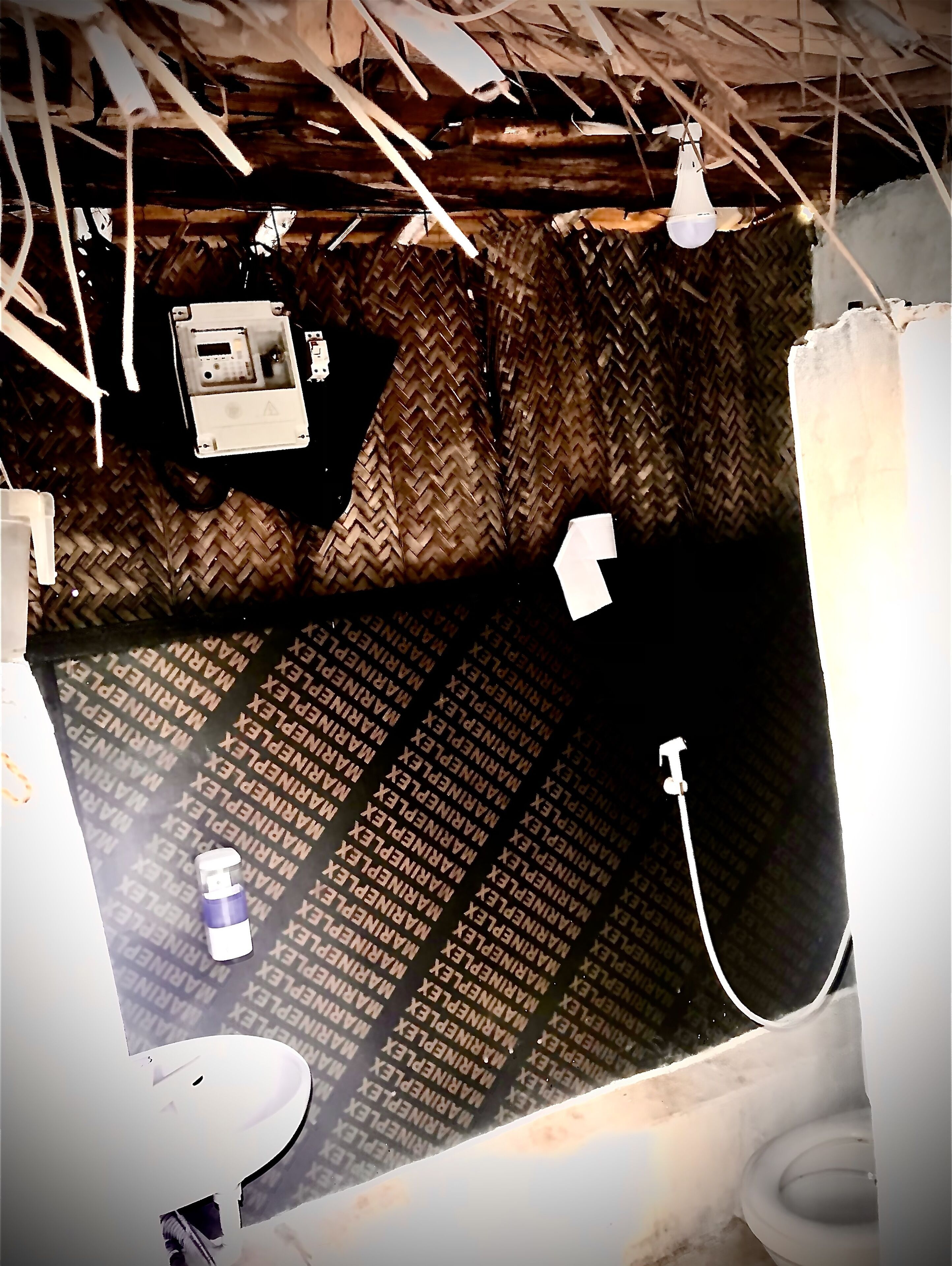 Dusche, Handtücher, Seife, Shampoo