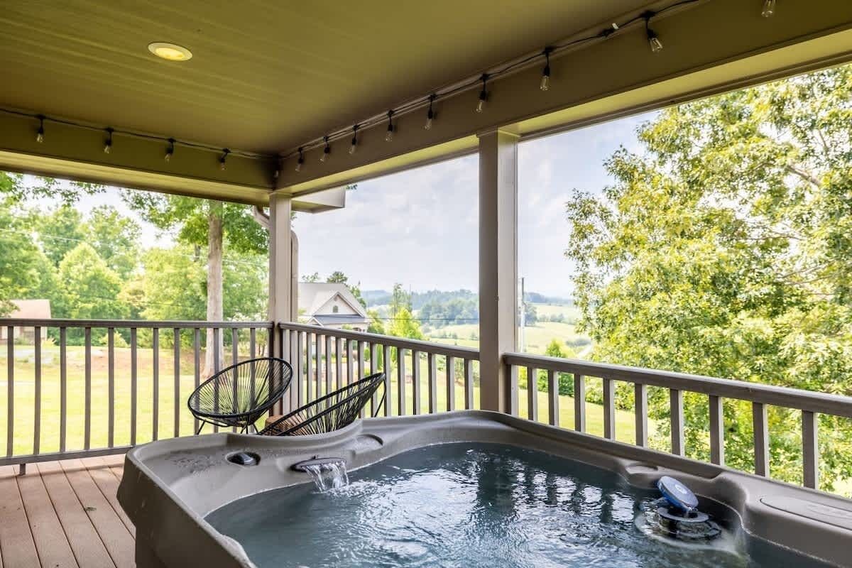 Bain à remous extérieur