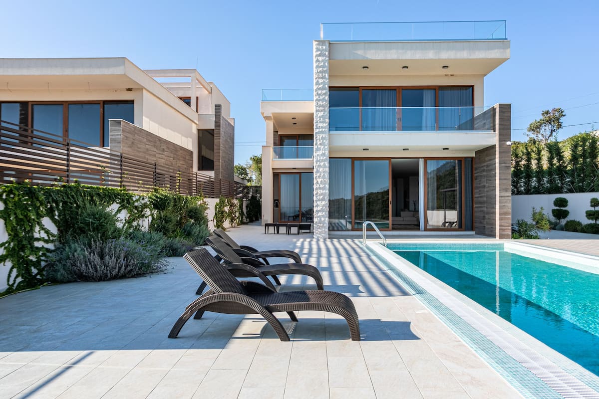 Villa Executive, 4 camere da letto | 4 camere, biancheria da letto ipoallergenica, copriletto in piuma