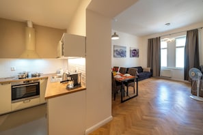 Living area - Amazing Apartment Zborovska (Prague)