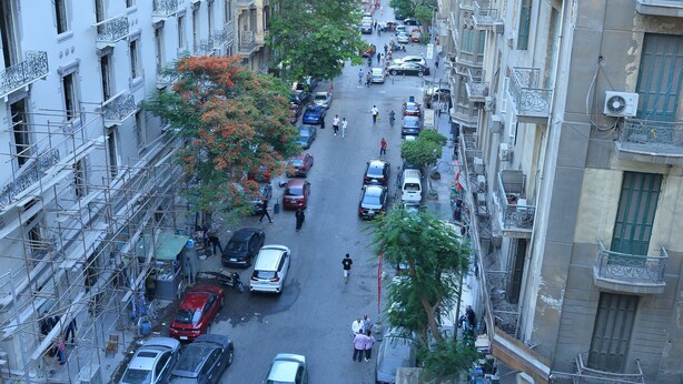 إطلالة على المدينة من المنشأة
