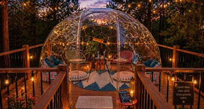 Family-Friendly Cabin with Stargazing Dome, Hot Tub & Outdoor Theater