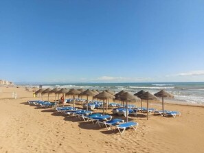 On the beach
