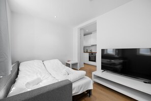 1 soverom, strykejern/-brett, wi-fi og sengetøy