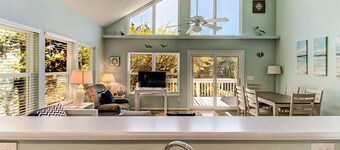 Kure Beach Treehouse | Walk to Beach | Sleeps 8