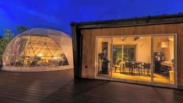 Basic Tent, 1 Bedroom, Non Smoking, Sauna | Teres/patio