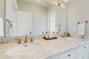 Hair dryer, towels