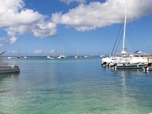 Beach nearby, white sand