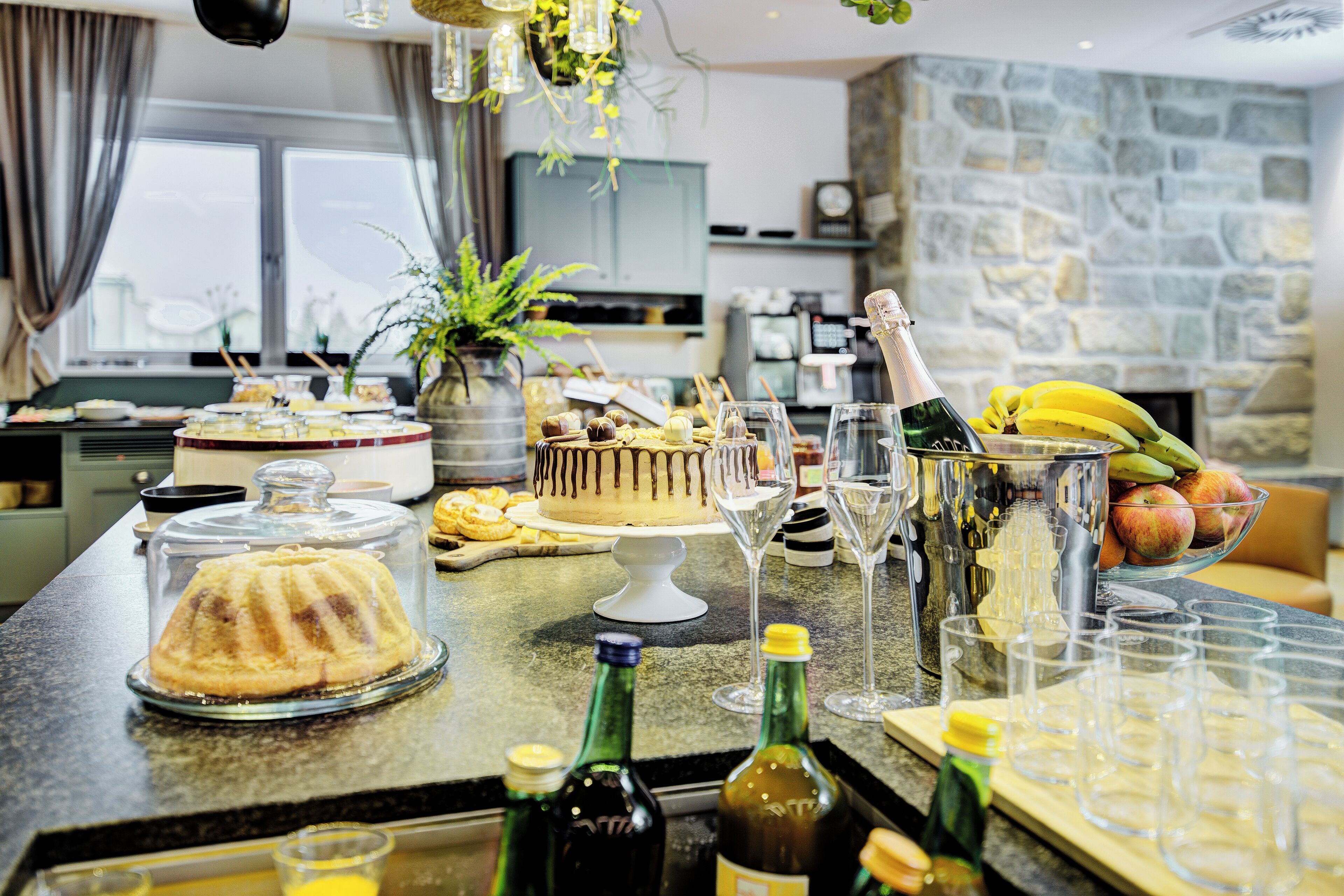 Tägliches inbegriffenes Frühstücksbuffet