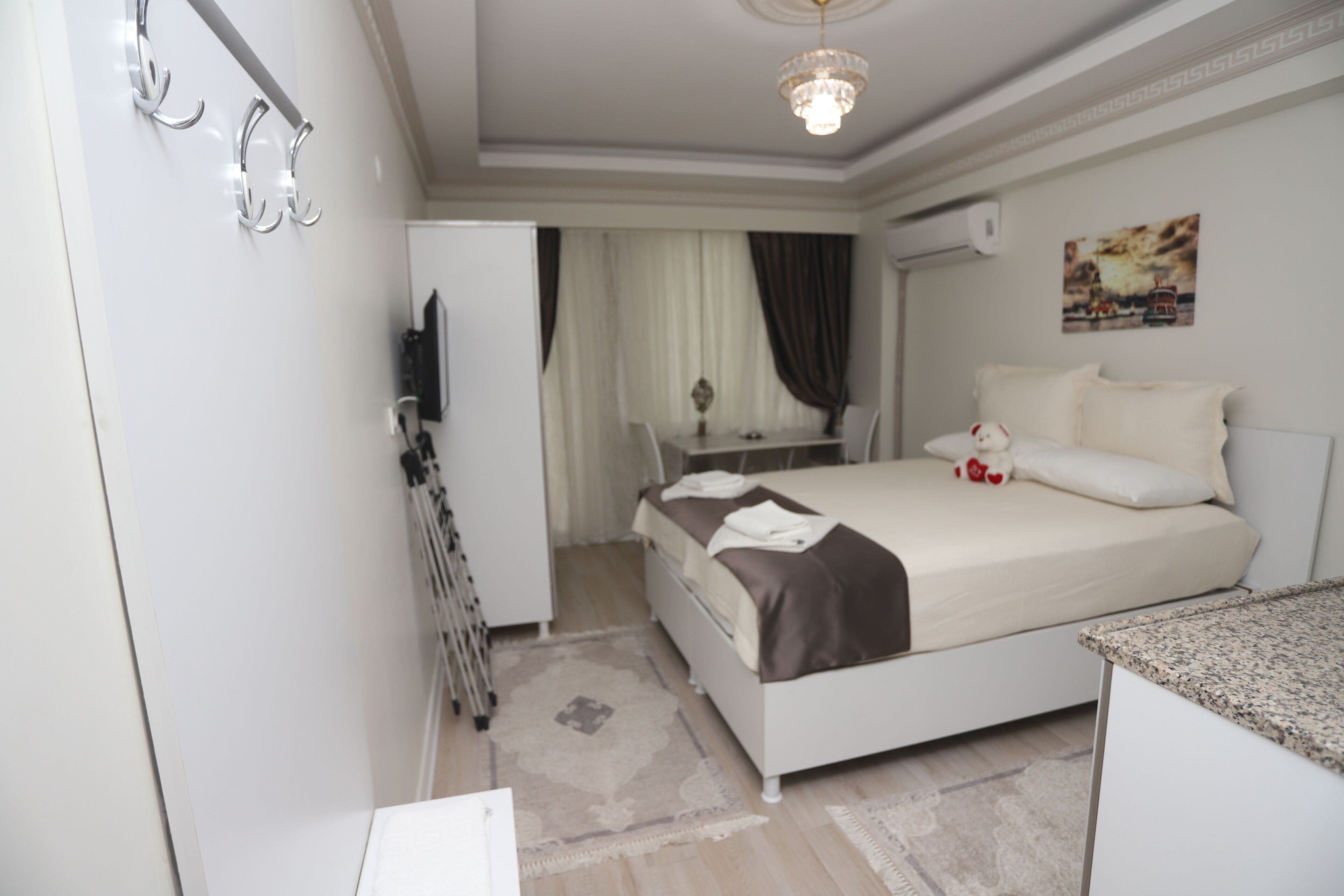2 Kisilik Mutfakli Aile Odasi | Minibar, free WiFi, bed sheets, wheelchair access