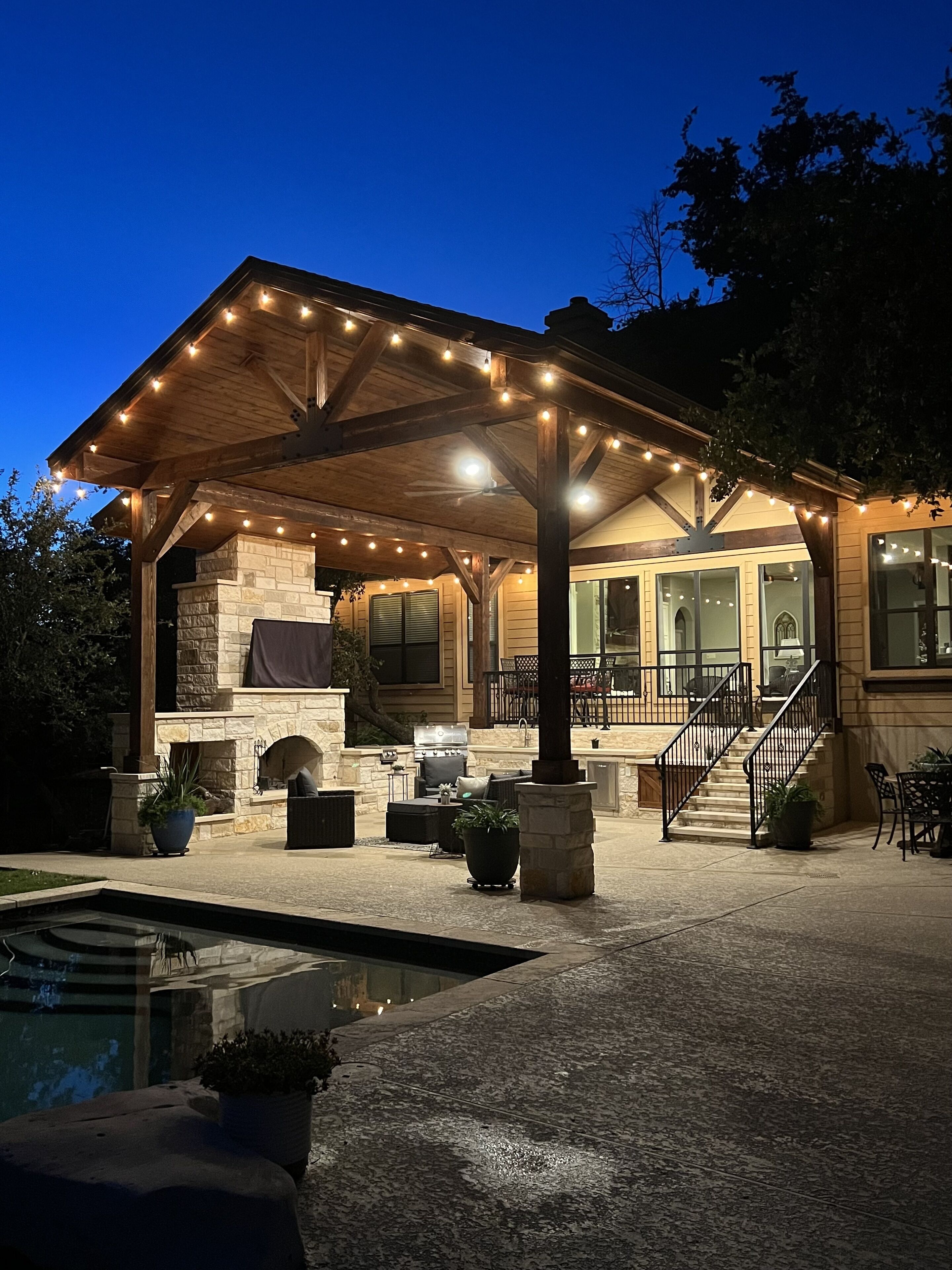 "Luxurious 5-Bedroom Home with Pool on Two Acres"