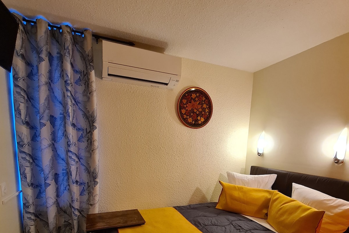Premium bedding, memory-foam beds, individually decorated