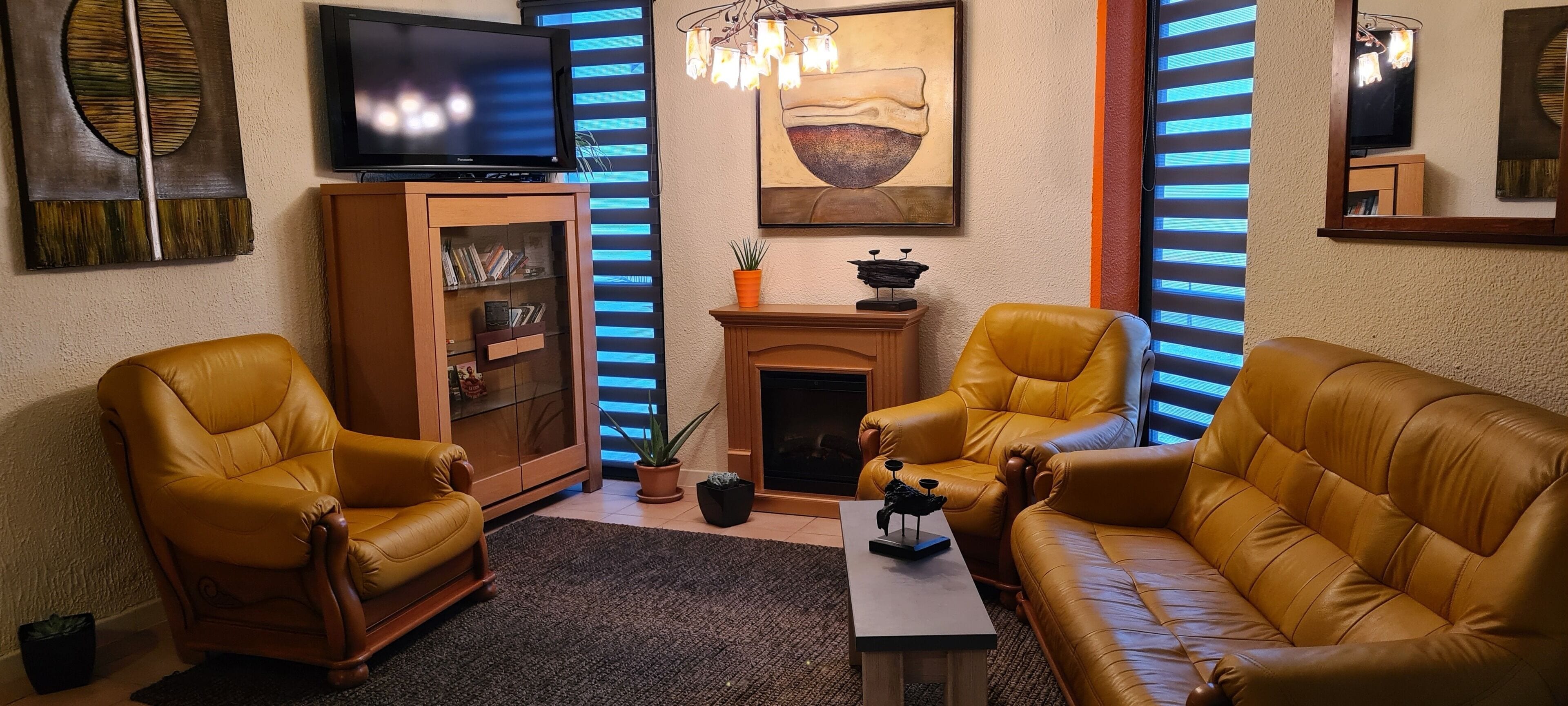 Sala de estar en el lobby