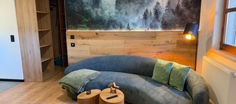 Cozy apartment on a quiet south-facing slope in close proximity to nature