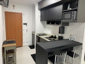 Private kitchen - Studio apartment. Very close to Canção Nova (Cachoeira Paulista)