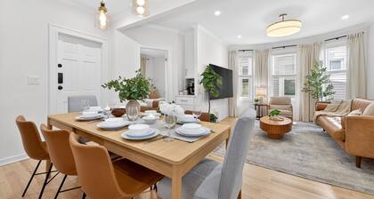 Open 4BR Near Downtown Boston Backyard, Fire Pit, Grills & Walk to Train