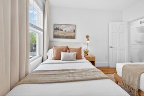 5 chambres, fer et planche Ă repasser, Wi-Fi gratuit, draps fournis