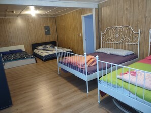 5 chambres, Wi-Fi, literie fournie