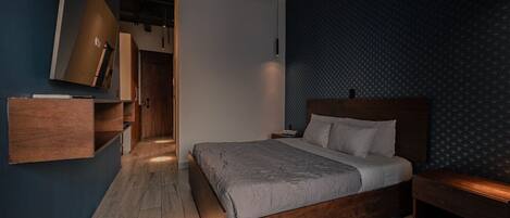 1 slaapkamer, een bureau, een strijkplank/strijkijzer, gratis wifi