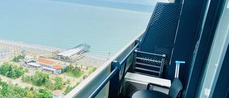 Studiosvit Comfort - icke-rökare - viss havsutsikt | Terrass/Patio