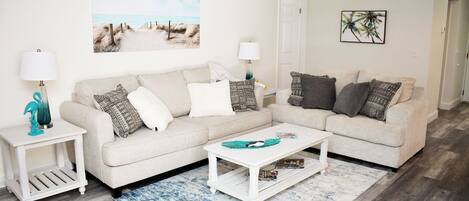 Smart TV, fireplace, table tennis, books