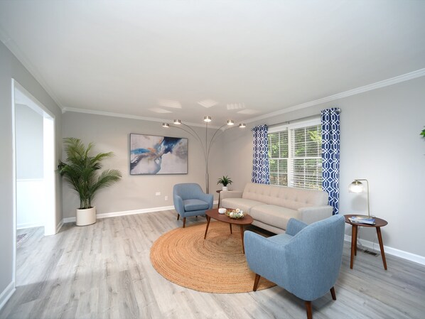 Smart TV, table football, ping pong