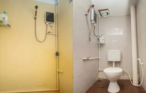 Gemeinsamer Schlafsaal | Badezimmer | Dusche, Handtücher, Seife, Shampoo