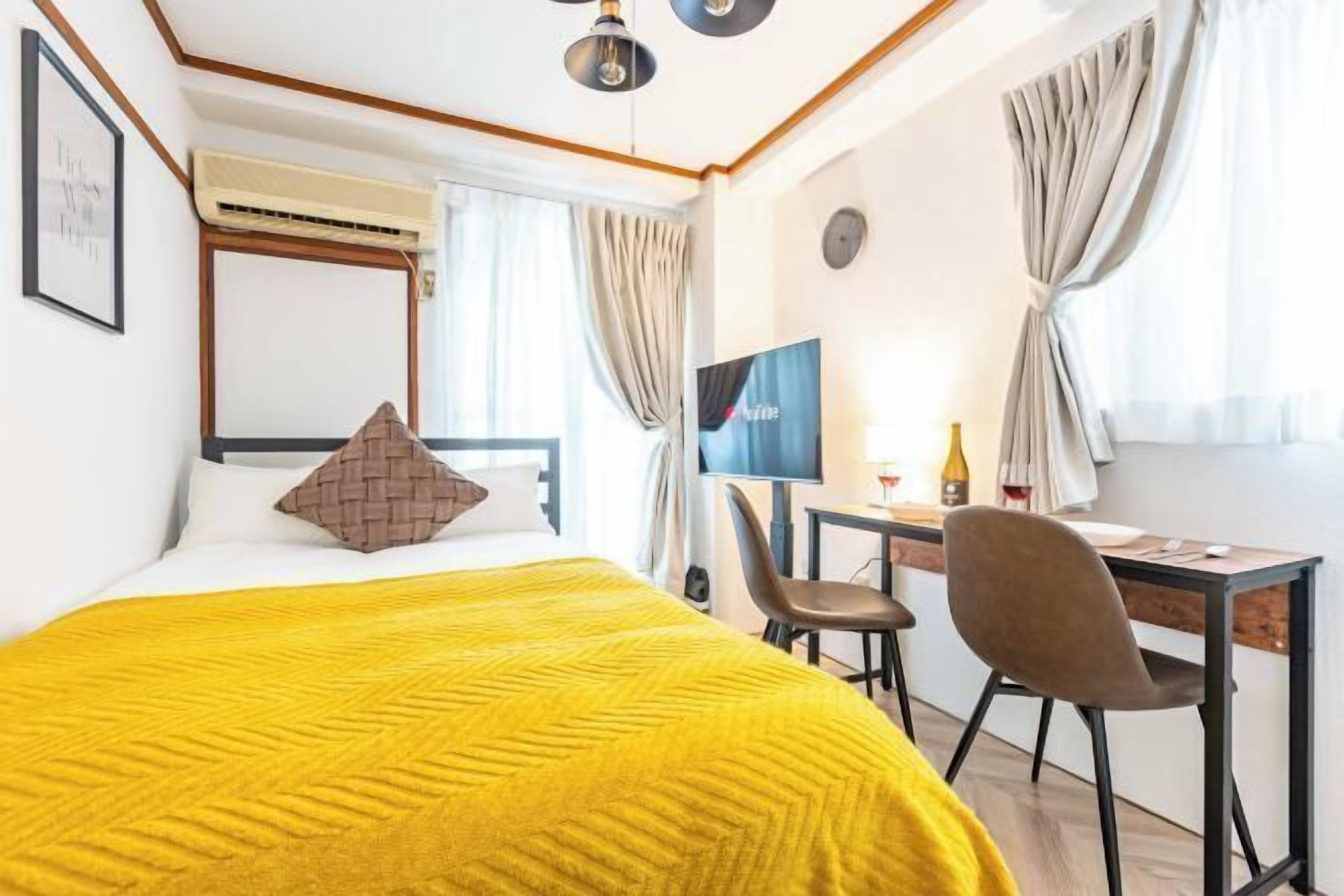 1 室のベッドルーム、WiFi (無料)