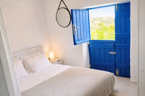 2 makuuhuonetta, silitysrauta/-lauta, vauvan matkasänky, ilmainen Wi-Fi