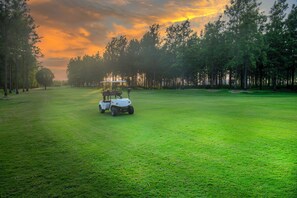 Campo de práctica de golf bajo techo