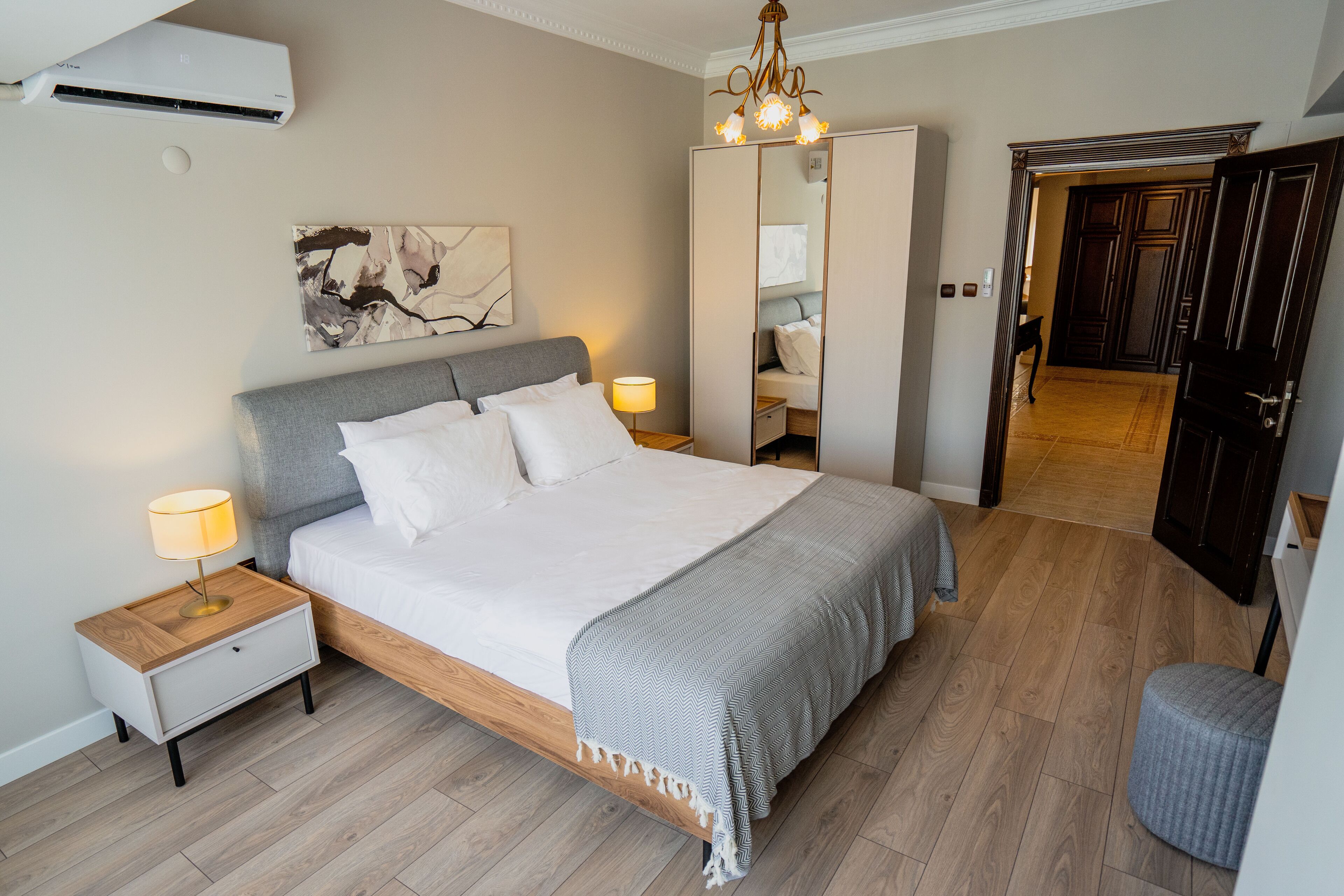 Elite Apartment, 4 Bedrooms, City View | Premium bedding, individually decorated, individually furnished, desk