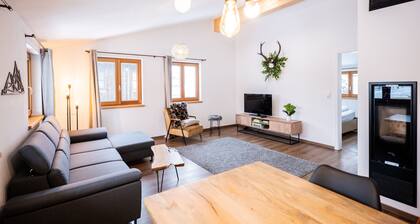 AllgĂ€u HĂŒtten Loft GroĂzĂŒgig Terrasse