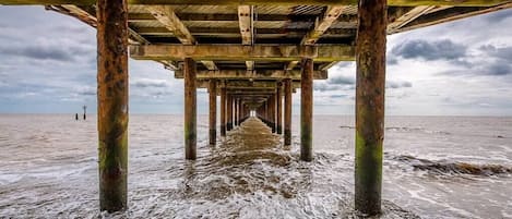 On the beach