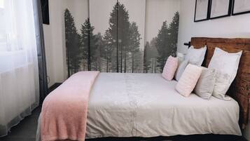 1 bedroom, iron/ironing board, internet, bed sheets