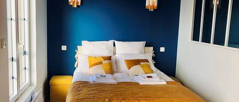 1 chambre, fer et planche à repasser, lit parapluie, Wi-Fi gratuit