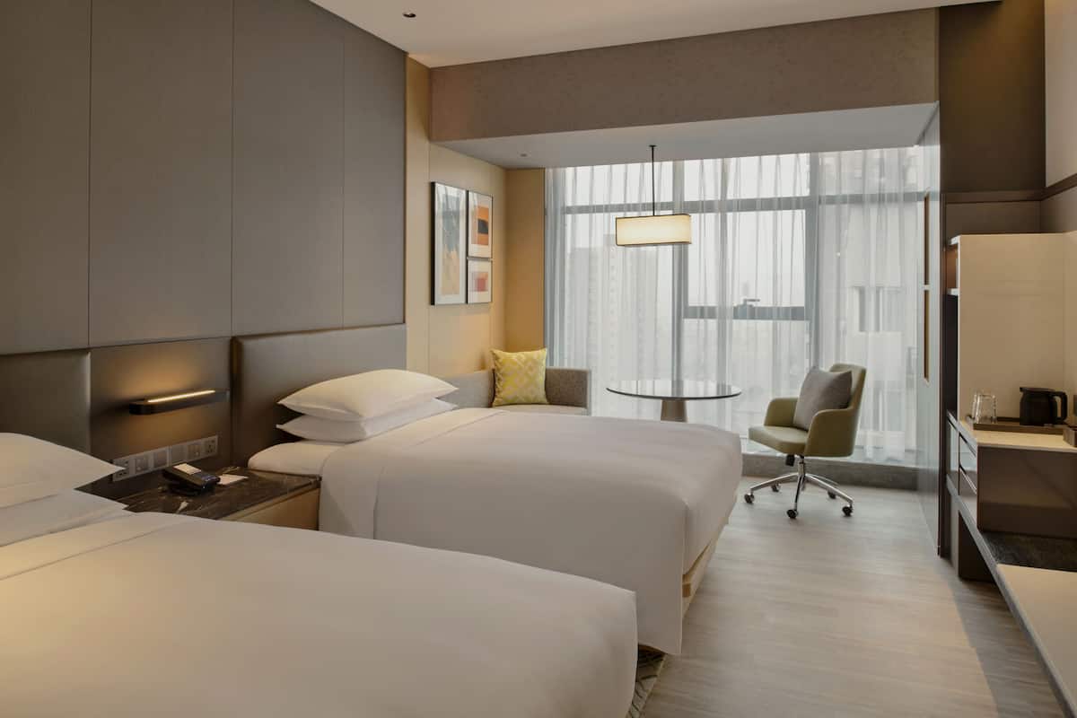 1 slaapkamer, luxe beddengoed, donzen dekbedden, pillowtop-bedden
