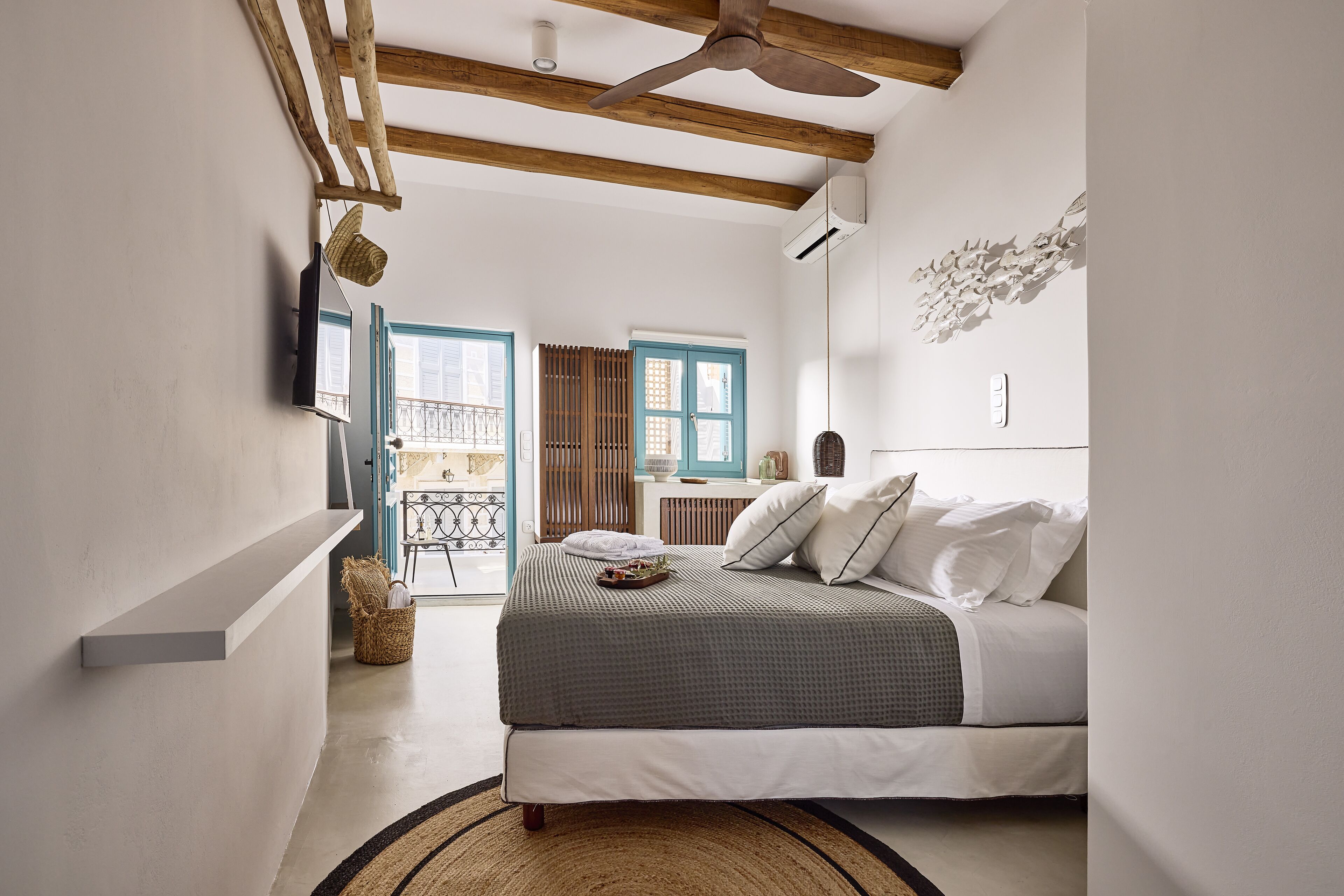 Deluxe Double Room with Balcony | In-room safe, individually decorated, individually furnished