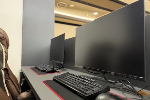 Business Double with 2 Computers + Casual Breakfast | Hypo-allergenic bedding, down duvets, free minibar, desk