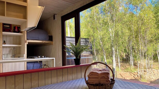 Apartment, 1 Bedroom, Smoking, Private Pool | Interior - Refugio 14 With hot tub in the Forest (Los Lagos)