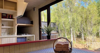 Refugio 14 With hot tub in the Forest