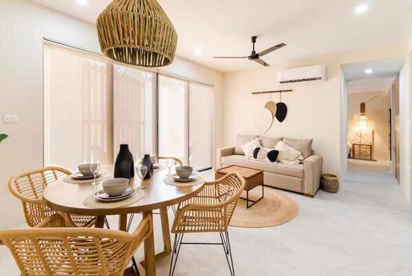 Apartment, 1 Bedroom, Patio, Garden View | Living room - Beautiful Apartment In La Veleta (Tulum)