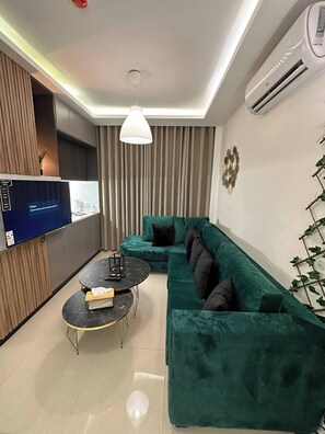Departamento, 1 habitación, con acceso para personas discapacitadas, para fumadores | Sala de estar