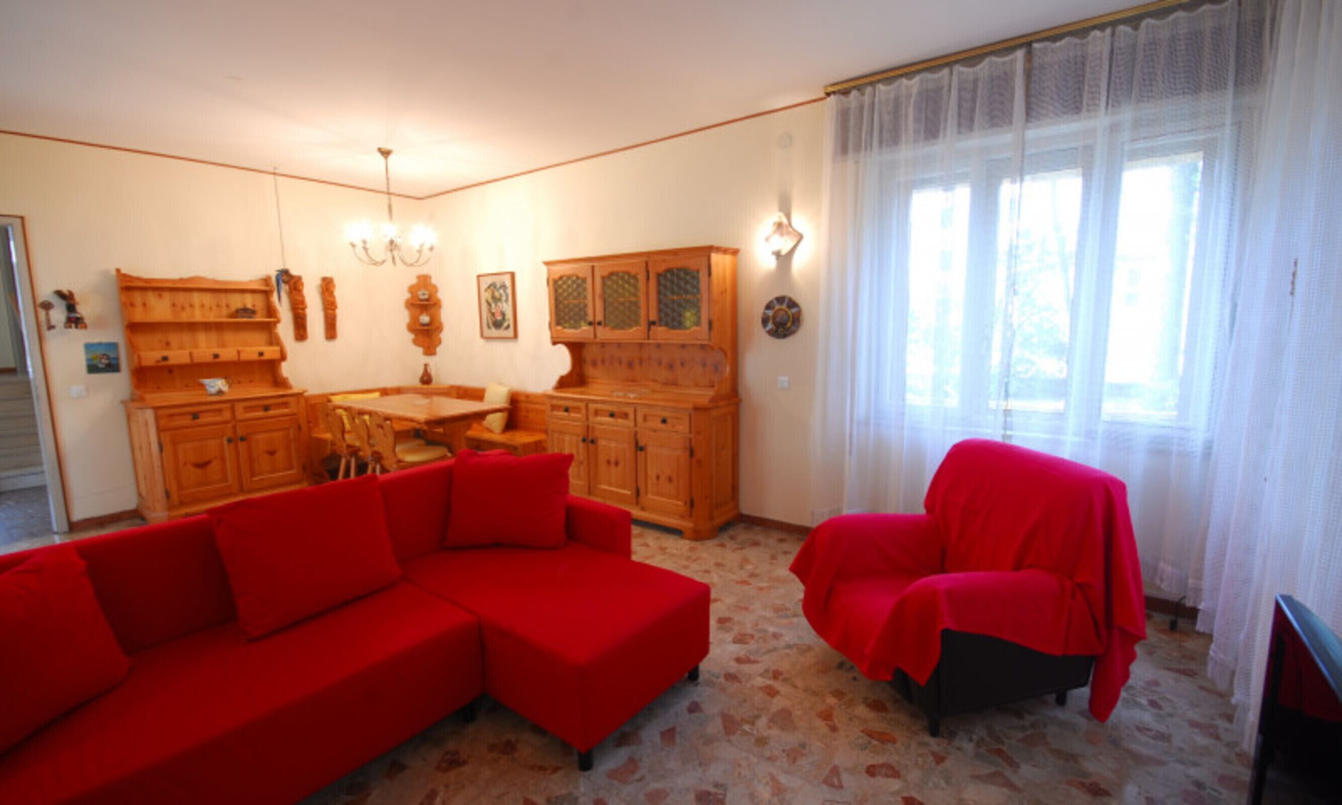 Villa - 2 soveværelser - terrasse - udsigt til have | Opholdsområde