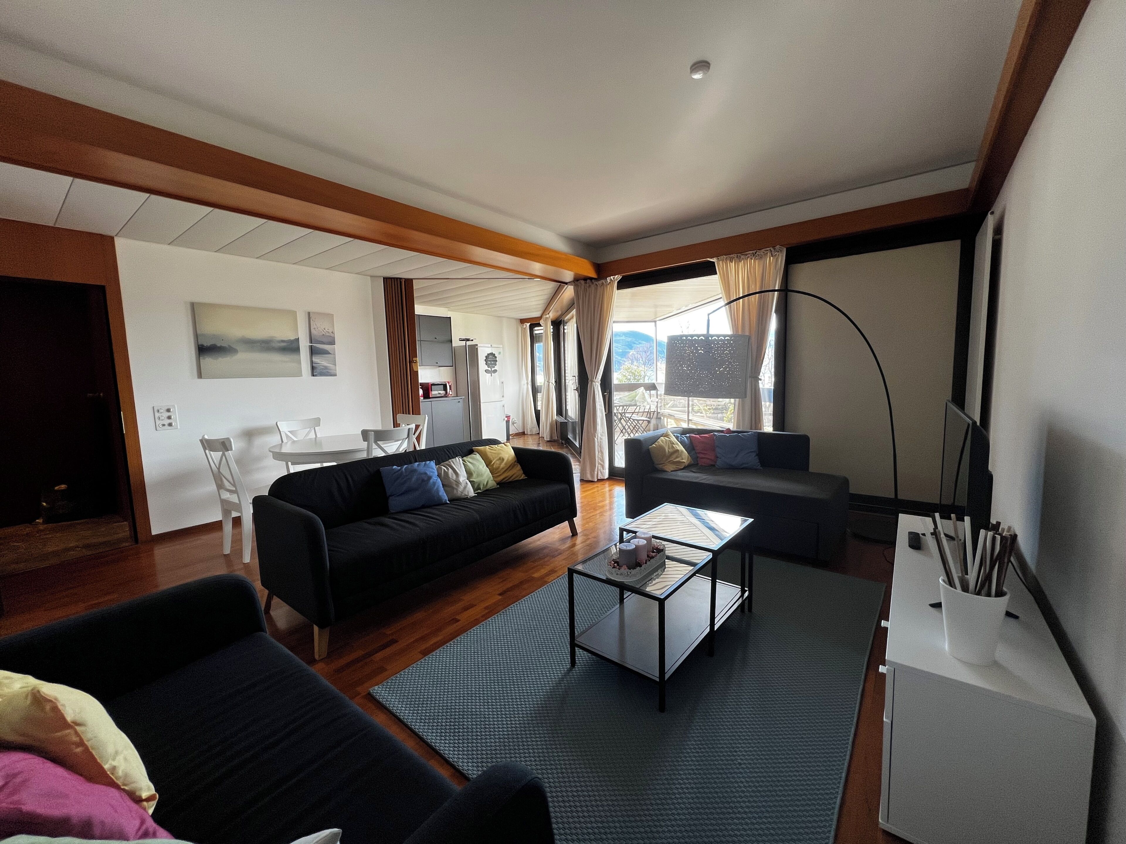 Appartement, 2 slaapkamers, balkon, uitzicht op meer | Kamervoorziening
