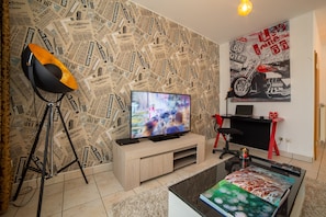 Living area - The Queen Apartments - Villa Adriana (Luxembourg City)